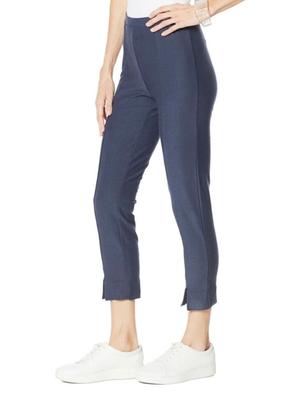 WynneLayers Knit Crepe Ankle Pant Size XS